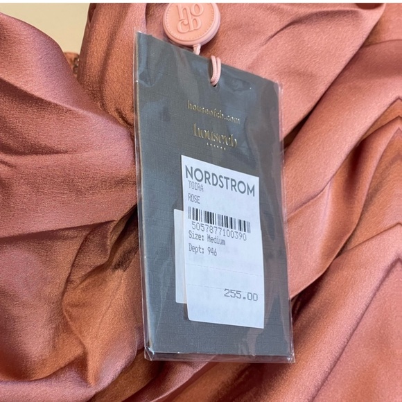 House of Cb Toira Rose Draped Corset Dress - Picture 11 of 11